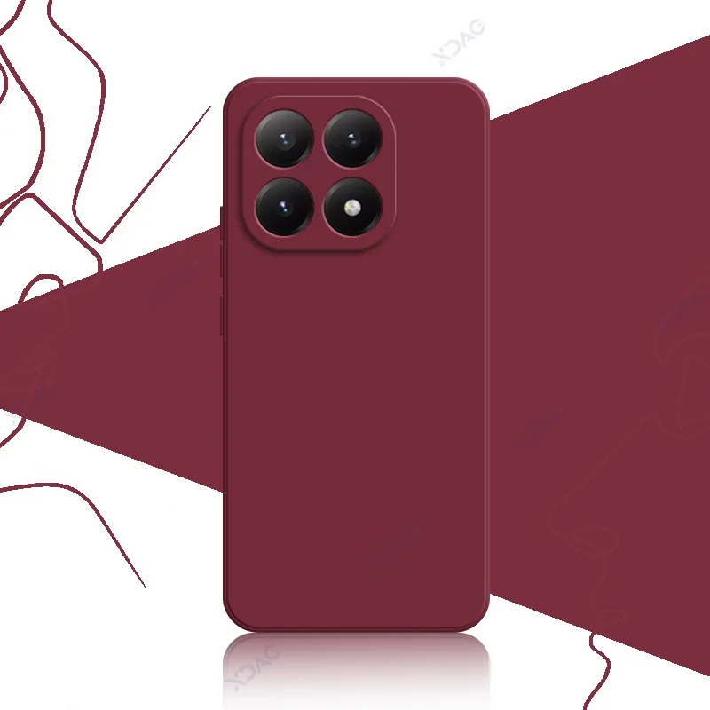Luxury Waterproof Silicone Back Cover for Mobile Phones - Soft 360° Protection