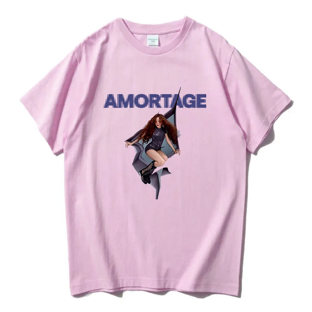 thumbnail image 1 of Ropa de calle cantante coreana JISOO AMORTAGE camiseta Ropa Hombre camisetas de Hip Hop Casual hombres mujeres camisetas de, 1 of 4
