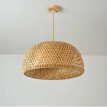 Rattan Bamboo Wooden Lamp 1