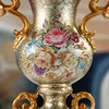 European Retro Resin Vase Decoration, Three-dimensional Dried Flower Arrangement Container, Living Room Home Decoration Crafts 3