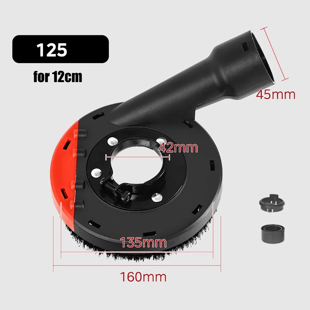 Universal Angle Grinder Dust Shroud for Surface Grinding and Cutting Dust Collection
