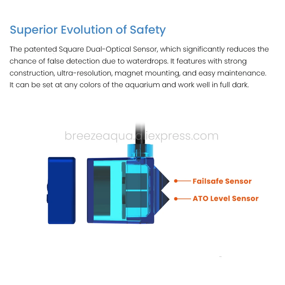 Fish Tank Water Filler AUTOAQUA Smart ATO Duo G2 SATO-286P 110-220V Aquarium Fish Tank Auto Top Off System Water Filler Refiller Level Controller