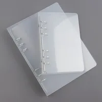 A6 A5 Six-hole B5 Nine-hole Notebook Loose Leaf Ring Binder Folder Transparent Twill Pp Binder Cover WJJ01 1
