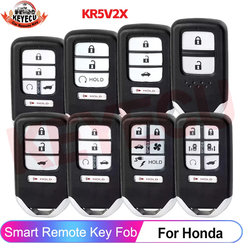 KEYECU KR5V2X 433 MHz für Honda Odyssey Clarity CR-V Pilot Ridgeline Civic 2016 2017 2018 2019 2020 2021 Smart Auto-Fernbedienungsschlüssel