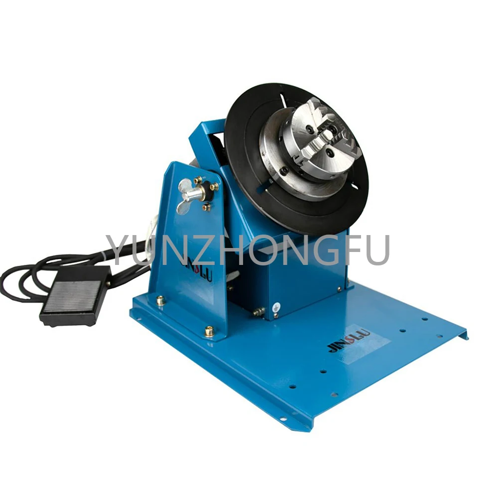 

110V/220V BY-10 Rotary Welding Positioner Table Weld Positioning Equipment Small Welding Turntable with K01-63 Chuck