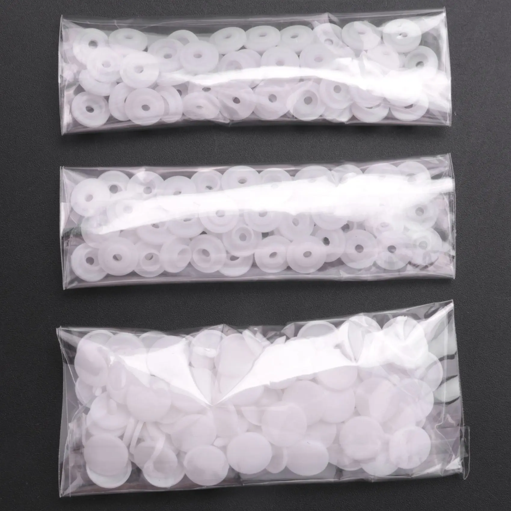 50 pcs T3 KAM SNAPS press studs Scrapbook Sewing buttons white HOT