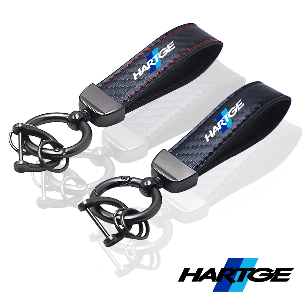 for Hartge bmw e36 e46 compact z3 z4 e89 g29 x5 7 series car Key chain fiber keychain car accessories car window decals