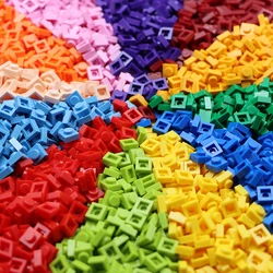 DIY Pixel Painting Toy Building Blocks - Halloween & Christmas Gift Set (Thin 1x1 Bricks) - 300pcs (Mixed colors)