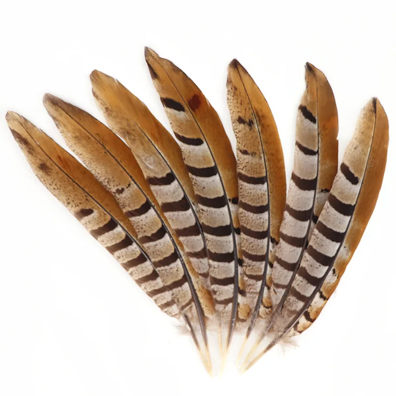 

100Pcs 25-30CM Natural Reeves Pheasant Tail Feathers Pheasant Feathers for Crafts Costume Chicken Feathers Party Carnival Plume
