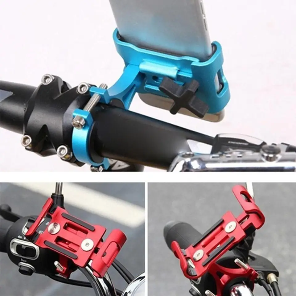 Support Universel Pour Téléphone/GPS – Aluminium, 360°, Guidon Moto/vélo