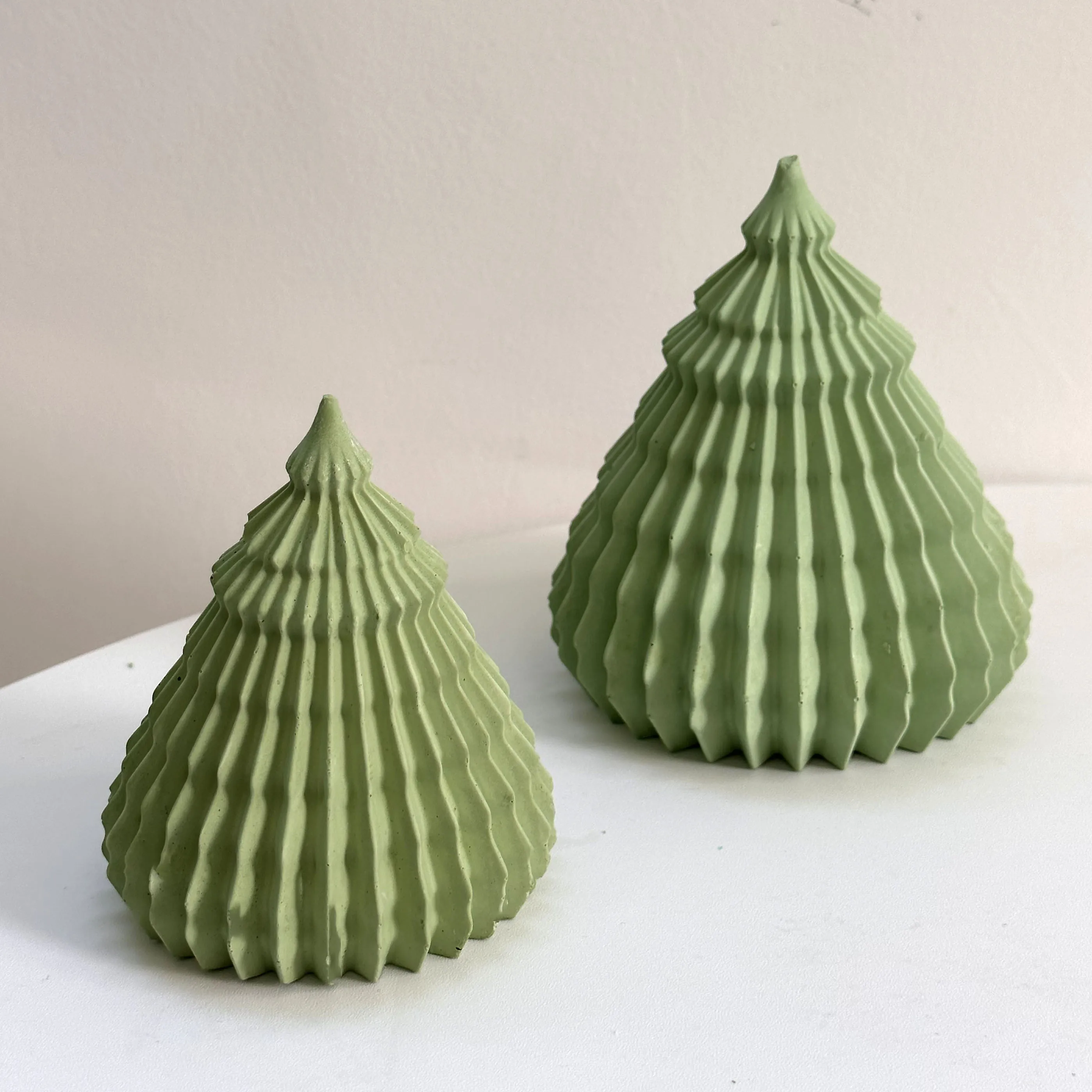 3D Christmas Tree Candle Silicone Mold DIY Christmas Candle Making Kit Handmade Soap Plaster Resin Baking Tools Holiday Gifts