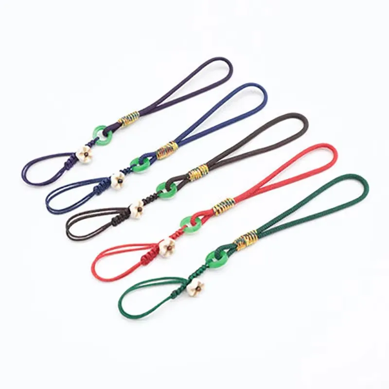 Creative purple clay pot cover cup cover anti falling pendant hanging rope boutique accessories Stationery high-grade handmade