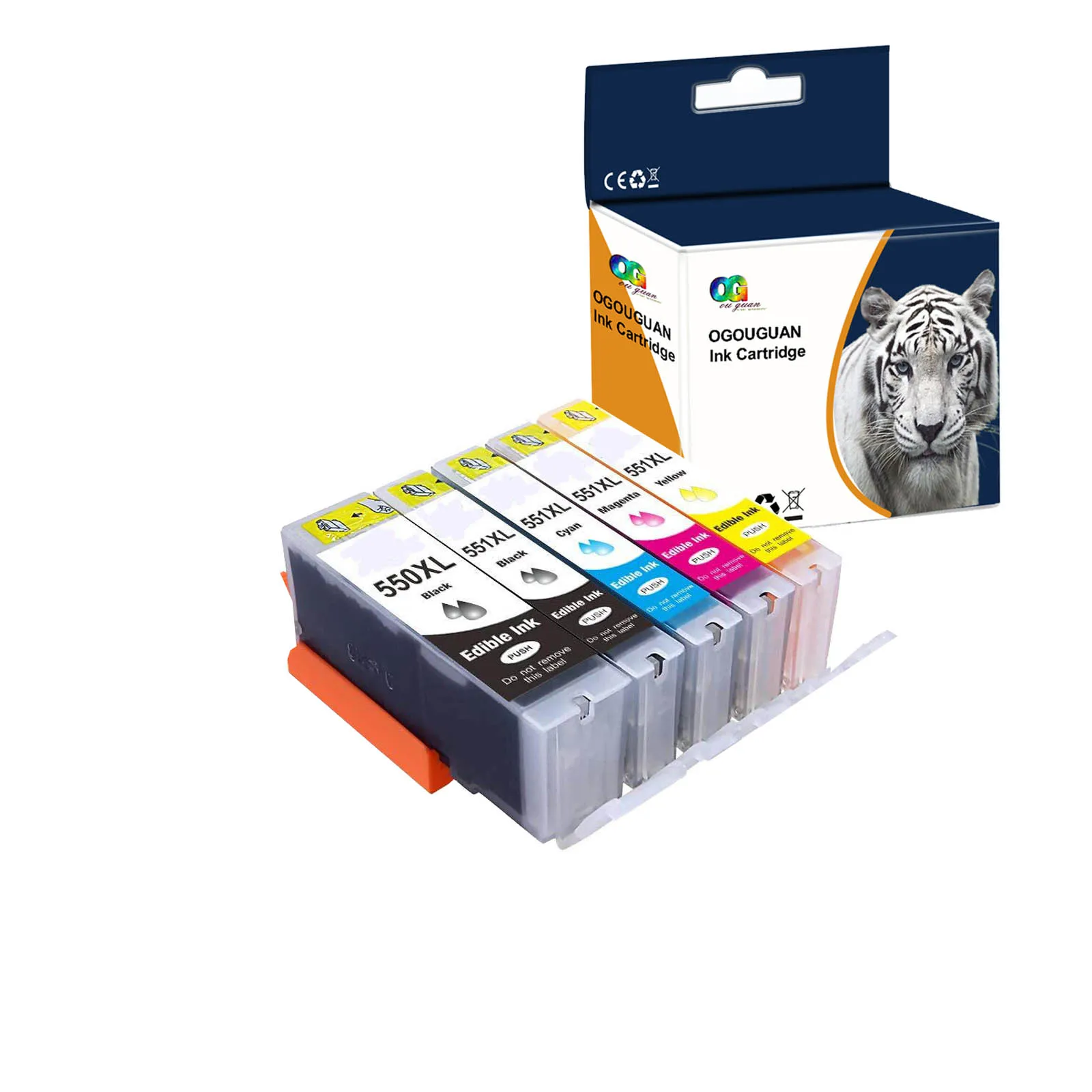 Pgi550 Xlcli551 Cartucce Di Inchiostro Compatibili Canon Cli 551 Pgi 550 Per Pixma Ip7250 Ix6850 Mg5550 Mg5650 Mg6450 Mg6650 Mx725 Mx925