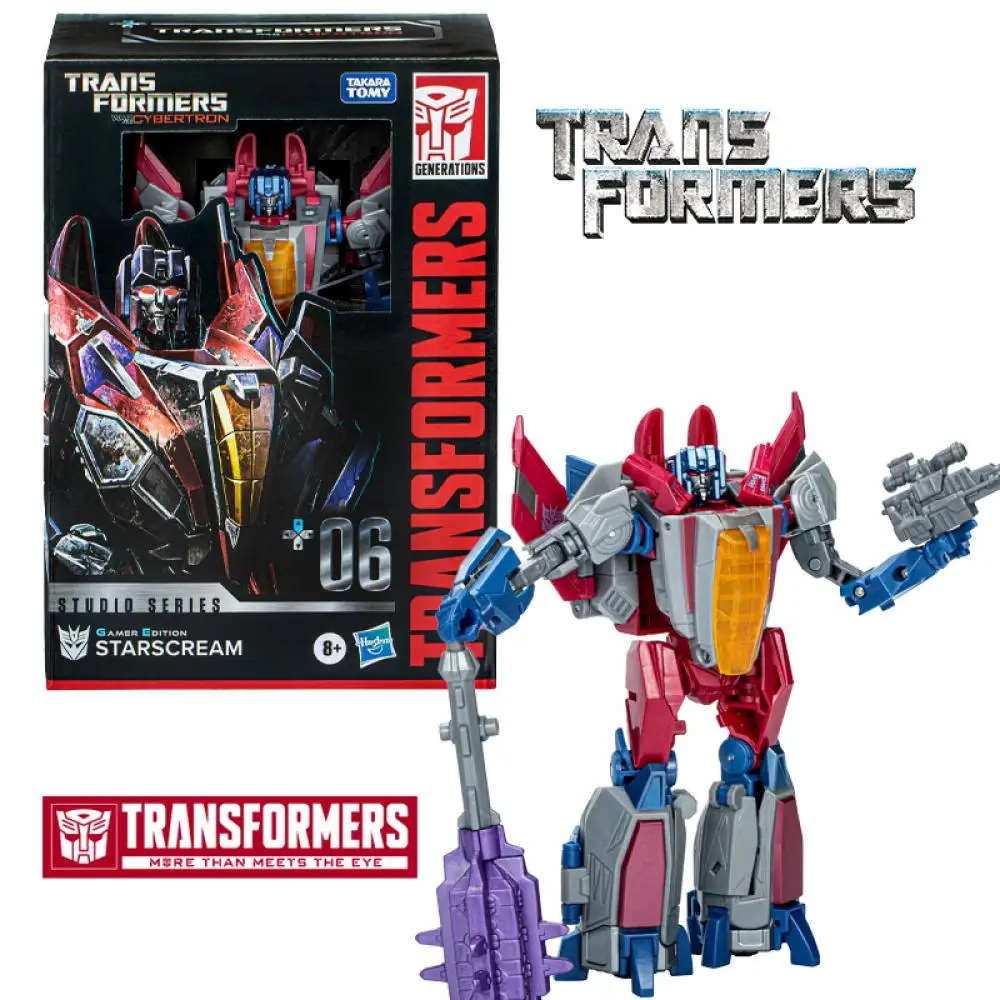 

Hasbro Transformers Studio Series Deluxe Transformers: War for Cybertron 06 Starscream Action Figures Transforming Toys