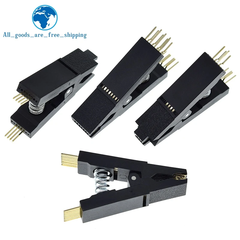 Programmer Testing Clip SOP8 SOP16 SOP SOIC 8 SOIC 16 SOIC8 SOIC16 SOIC8 DIP16 DIP 8 Pin DIP 16 Pin IC Test Clamp Without Cable electric test clamp,test probes,test clip