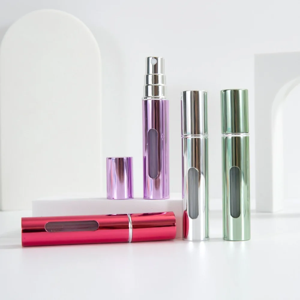 10ml Portable Refillable Aluminum Perfume Atomizer Spray Bottle