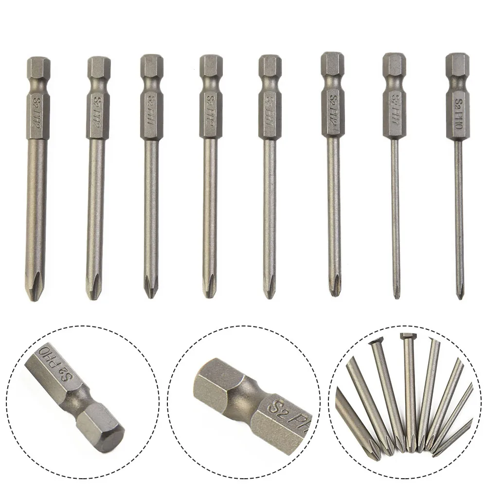 

High Quality Screwdriver Bit Screwdriver Set 1/4 Inch Hex Shank 75mm 8pcs Hand Repairing Tools For Electric Screwdriver Drill