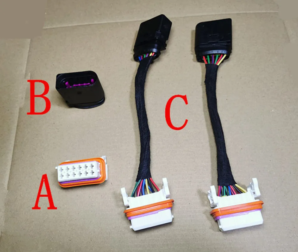 Suitable for Volkswagen Touareg Porsche Cayenne Audi Q7 headlight adapter wiring headlight