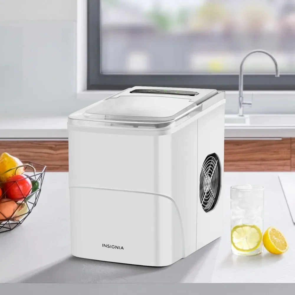 

Ice Maker, Enjoy Small .25 Oz. Ice Cubes and Large .32 Oz, 1.5 Lb. (.7 Kg) Storage Capacity, Ice Maker