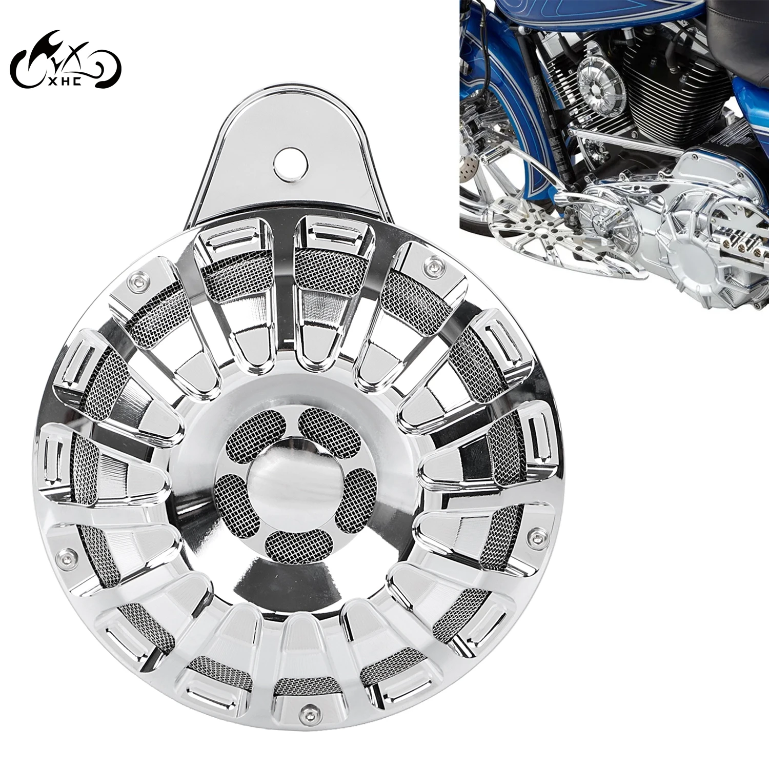 FSFY Bovenste Vork Stem Moer Cap Covers Zwart Voor Harley Softail Street Bob 2018-2020 FXBB Model