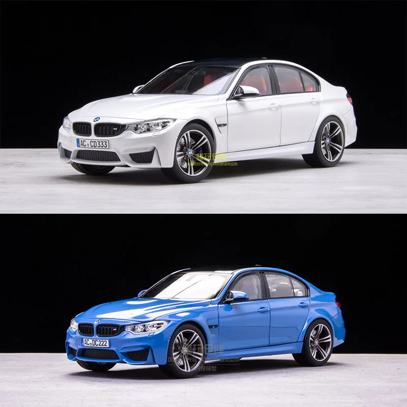 Diecast Original 1:18 Scale M3 F80 Simulation Alloy Car