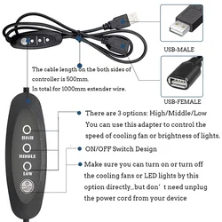 USB - Powered Desktop Cooling Fan with Protective Net - Versatile Size Options (No Speed Contoller)