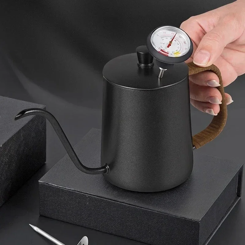 Thermometer for Coffee Pot Milk Frothing Jug Cafe Kitchen Measuring Tools Stainless Steel Coffee Temperature Meter Probe 0~100℃