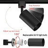 Full Sets Led Track Lights GU10 Ceiling Spot Led Rail Lighting for Living Room Decor 110V 220V Spotlight Wall Track Light Fixtur 3