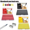 Three color 2.8mm woodworking pencil lead, 50 large capacity, with 2B sharpening knife for marking and drawing 1