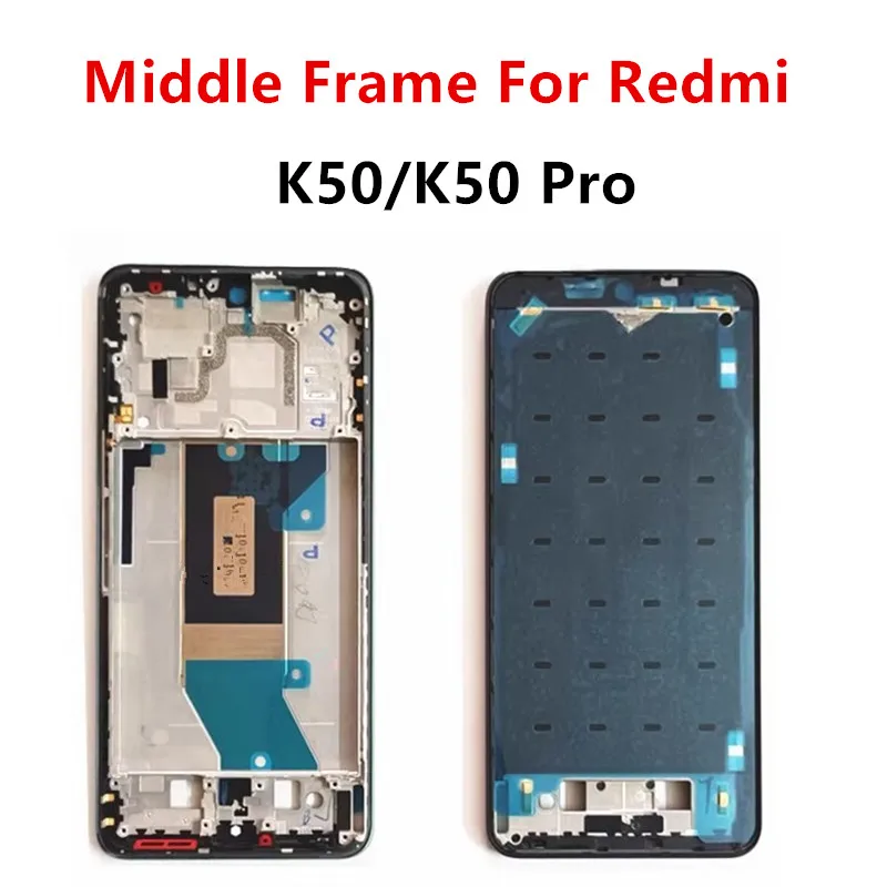 K 50 Per Xiaomi Redmi K50 Pro Middle Frame Plate Housing Board Supporto Lcd Mid Bezel Sostituire Le Parti Di Riparazione