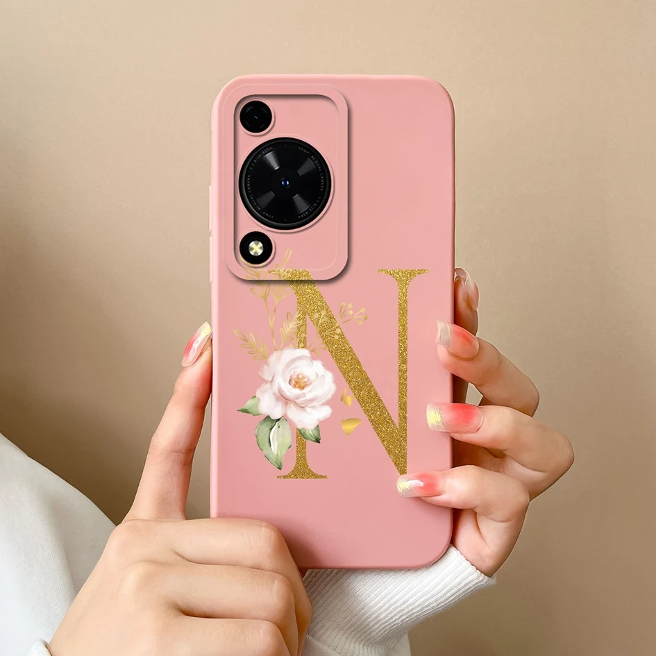 Elegant Floral Matte Silicone Phone Case - Soft Protective Bumper Cover