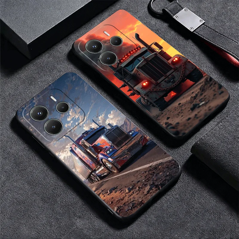 Sleek Black Heavy-Duty Soft Phone Case