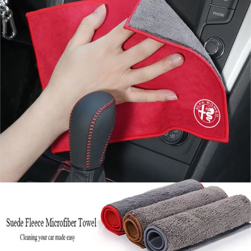 Premium Suede Microfiber Car Wash Towel & Cleaning Cloth