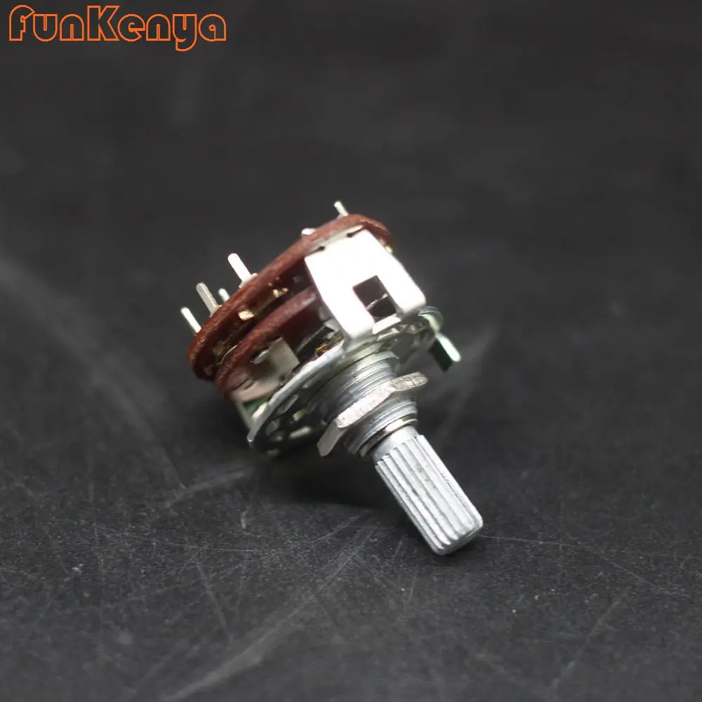 

1 Piece ALPHA Signal Selector Switch Double-pole 4 Speed Band Switch DIY Amplifier Kits