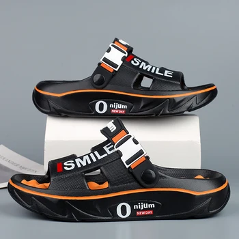2025 Pantofole da massaggio da uomo nuove Sandali da esterno per interni Spiaggia Comode diapositive morbide Zoccoli Scarpe casual Uomo Donna Pantofole da casa 1