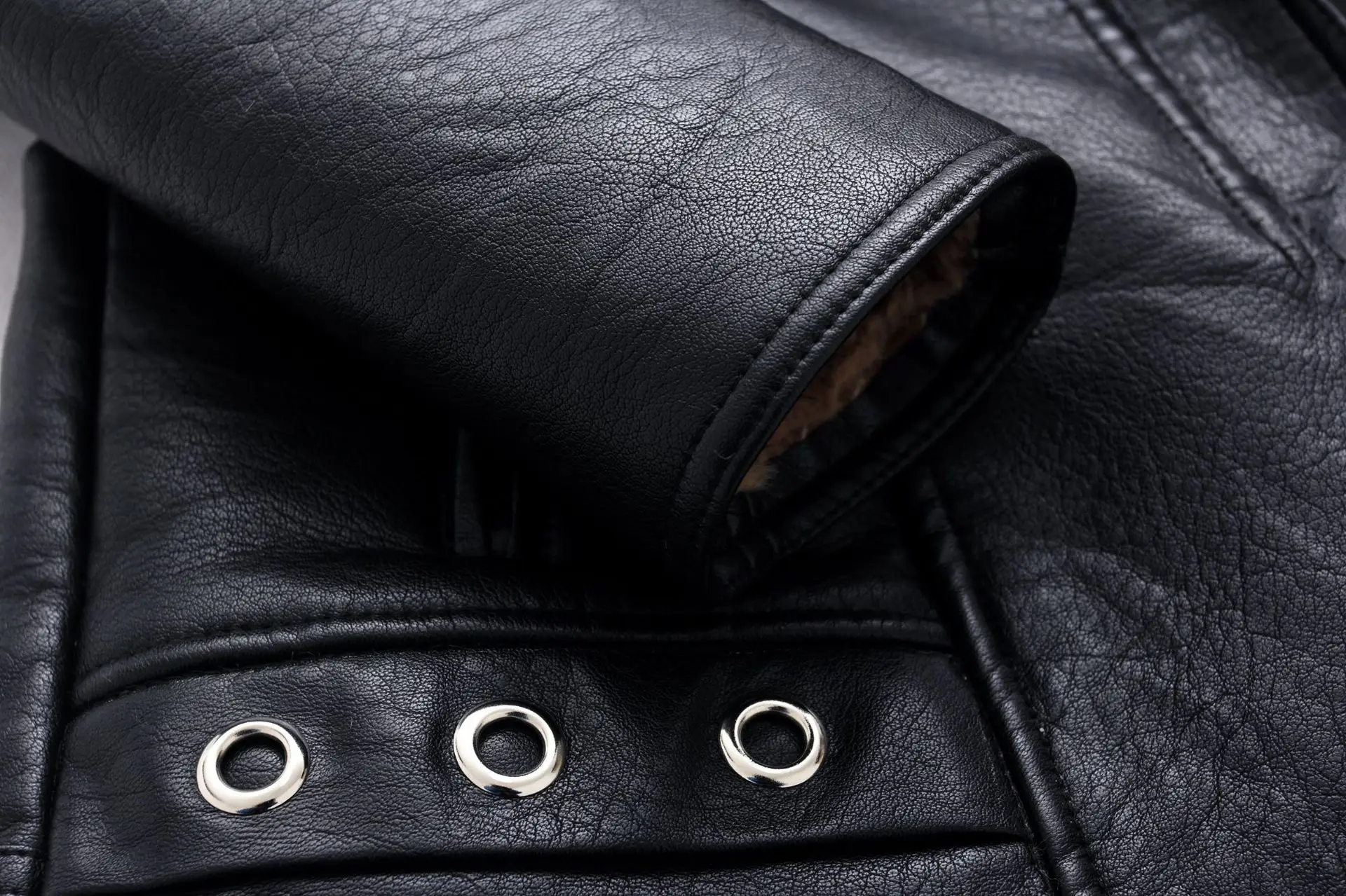Leather Jacket Back View