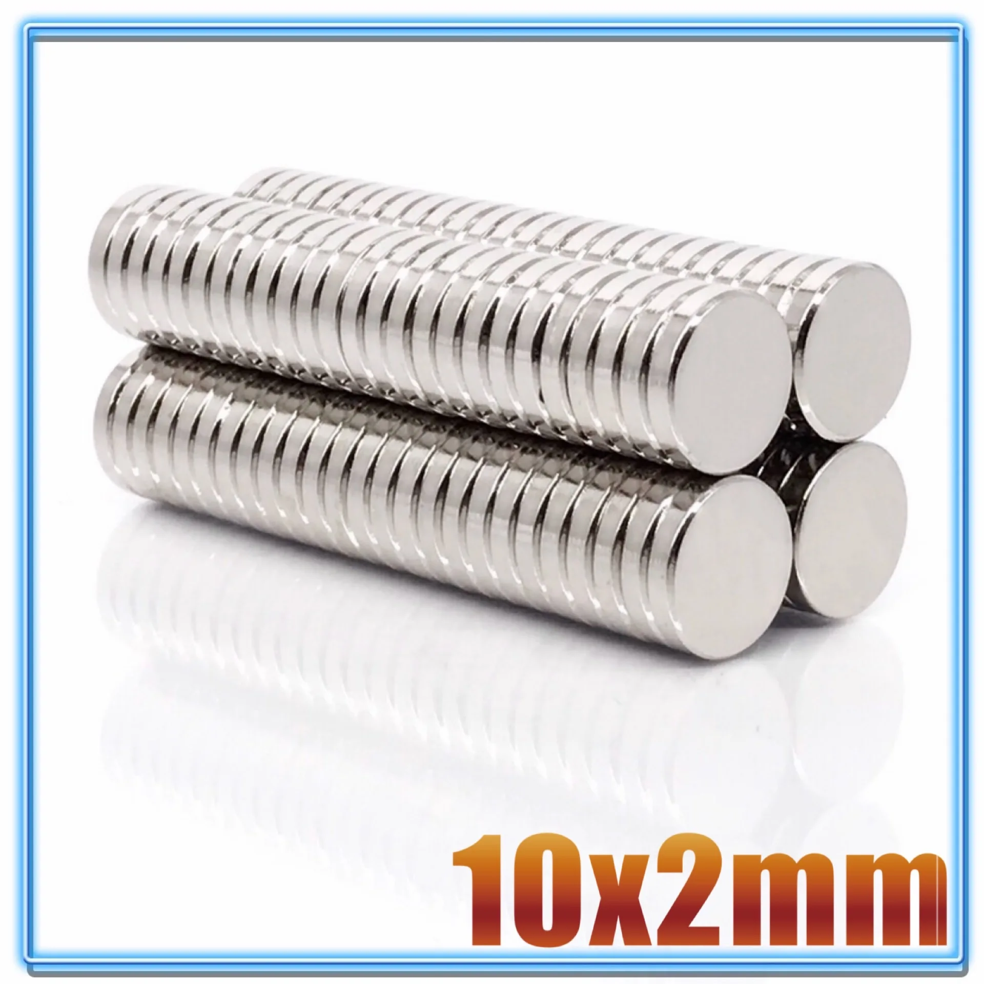 1000Pcs Round Magnet 10x1 10x2 10x3 10x4 10x5 10x10 mm Neodymium Magnet Permanent NdFeB Super Strong Powerful Magnets 10X1.5 10X