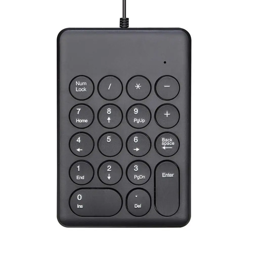 269 유선 무선 숫자 키보드 회계 은행 엔지니어링 키보드 미니 USB 초콜릿 키보드 인터페이스 키보드 T2Y1
