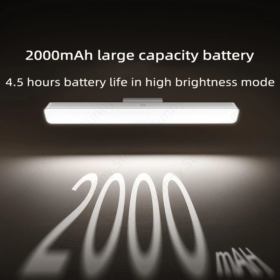 XiaoMi MIJIA Magnetic Reading Lamp LED Desk Light USB Rechargeable touch dimming Lamp Adsorption Portable Bedroom