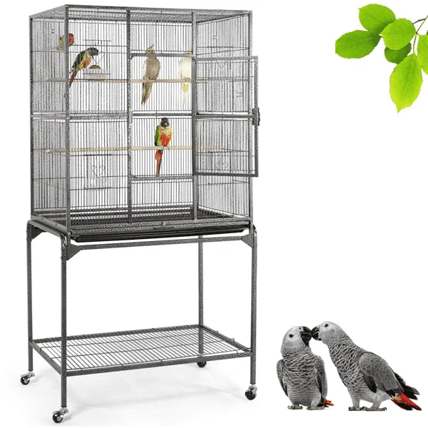

63" Large Bird Cages for Mid-Sized Parrot Cockatiels Parakeets Conure Lovebird