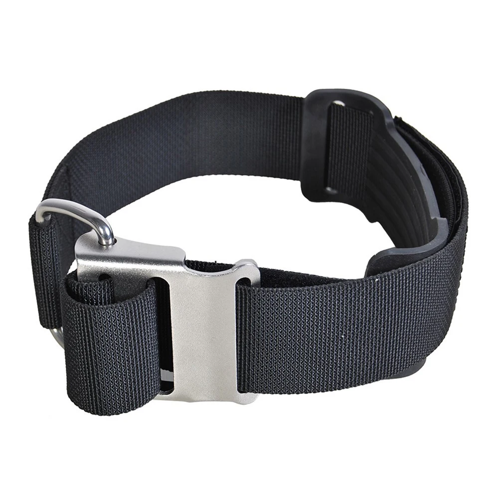 Nylon Scuba Diving Tank Band with Stainless Steel Cam Lock Buckle Compatible with For 12L Cylinder for Stable Dive Setup