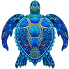 Wooden Animal Puzzles Jigsaw For Adults Kids Unique Bear patter Puzzle Holiday Gift Interactive Games Toy Wood Jigsaw 4