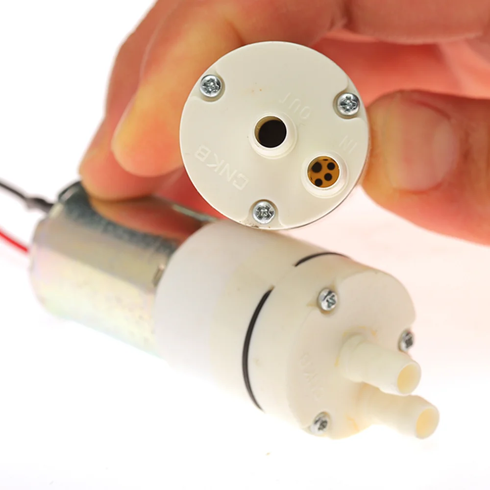 High-Flow Mini Water Pump with Self-Priming Diaphragm and Carbon Brush