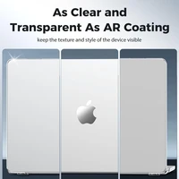 QUKAM nouveau 2025 étui pour ordinateur portable pour Apple Mac Pro 14/16 M1 M2 M3 M4 Air 13/15 Pro13 cristal étanche Macbook étui tablette accessoire 4