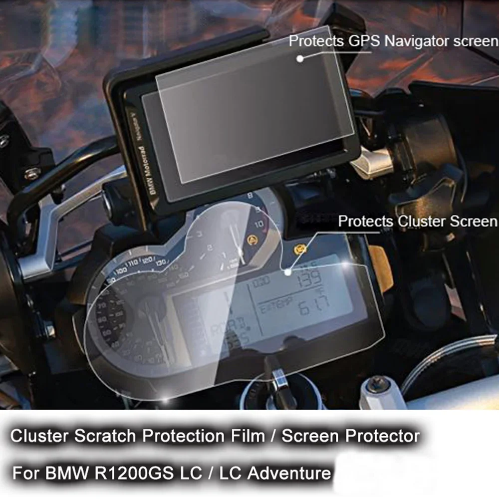 BMW R1200GS LC/어드벤처/ADV R1200/R 1200 GS GS1200 오토바이 클러스터 스크래치 클러스터 스크린 보호 필름 프로텍터