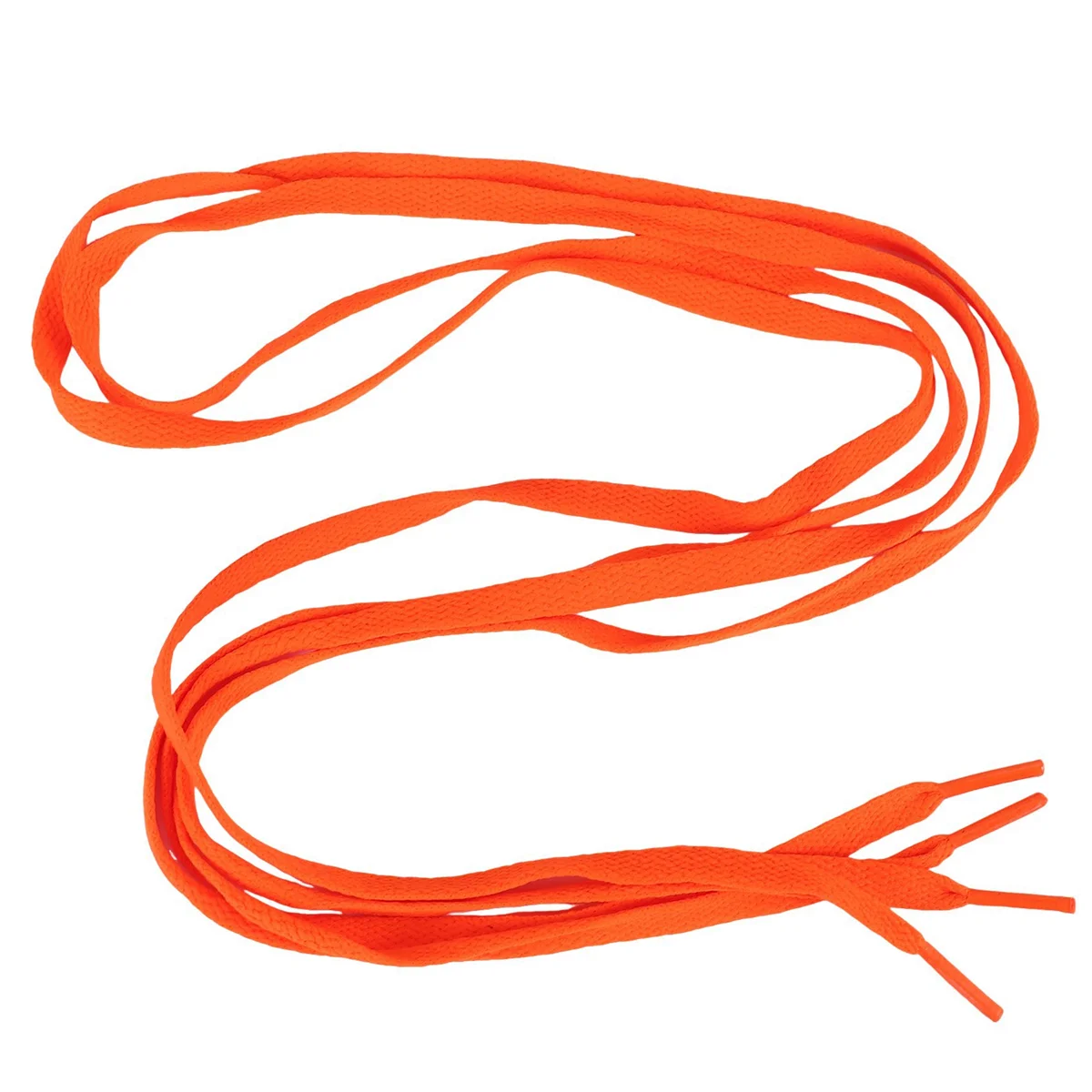 Hot sale Trainers Replacement 8mm Wide Orange Flat String Shoelace Pair