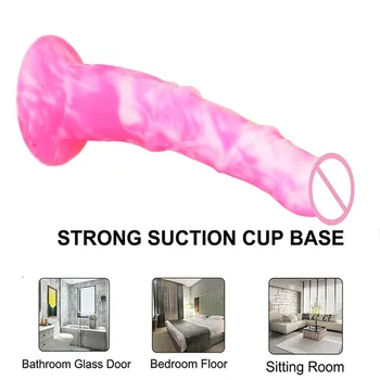 Horse Dildo For Women Masturbation Sex Toys Animal Penis Huge Anal Dildos Liquid Silicone Colorful Big Dildo Women 4