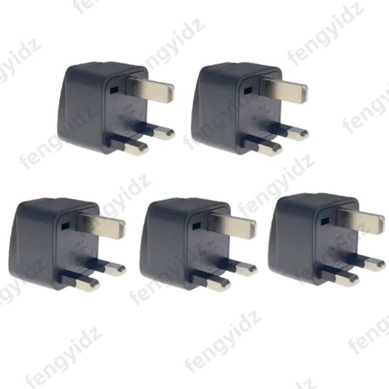 Universal Travel Adapter for UK Power Socket, Compatible with EU, US, AU, and More