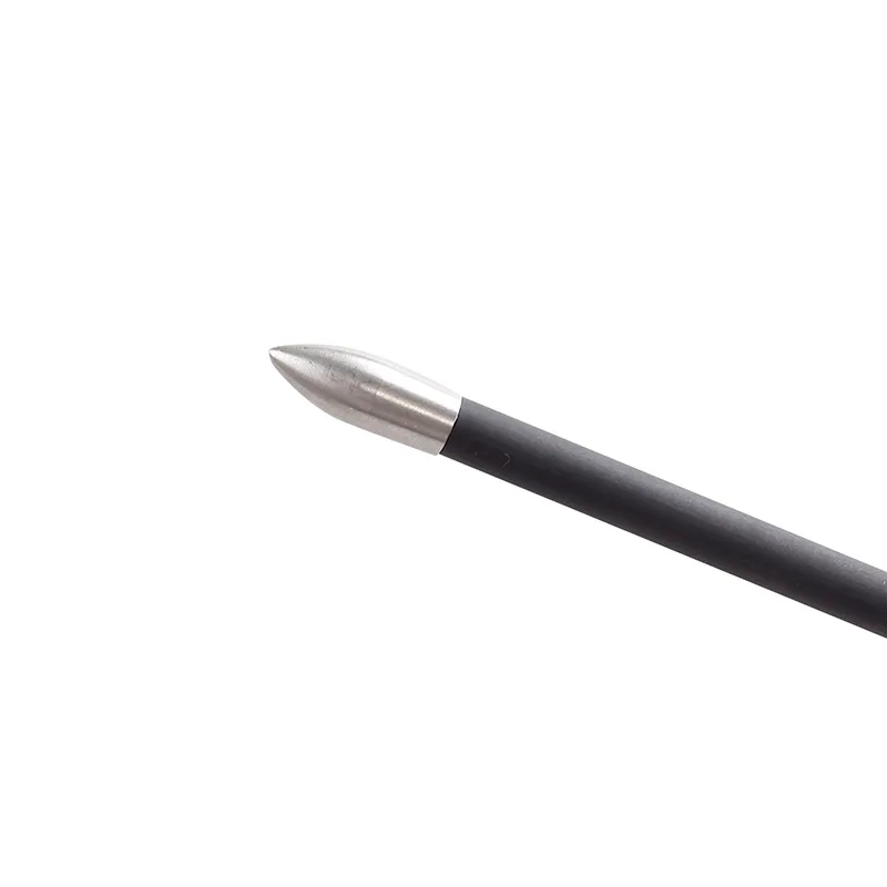 12pcs 70 80 90 100 110 120 Grain Stainless Steel Bullet Point Tip For ID 4.2 mm carbon Arrow Shaft  Archery Bow Hunting 4