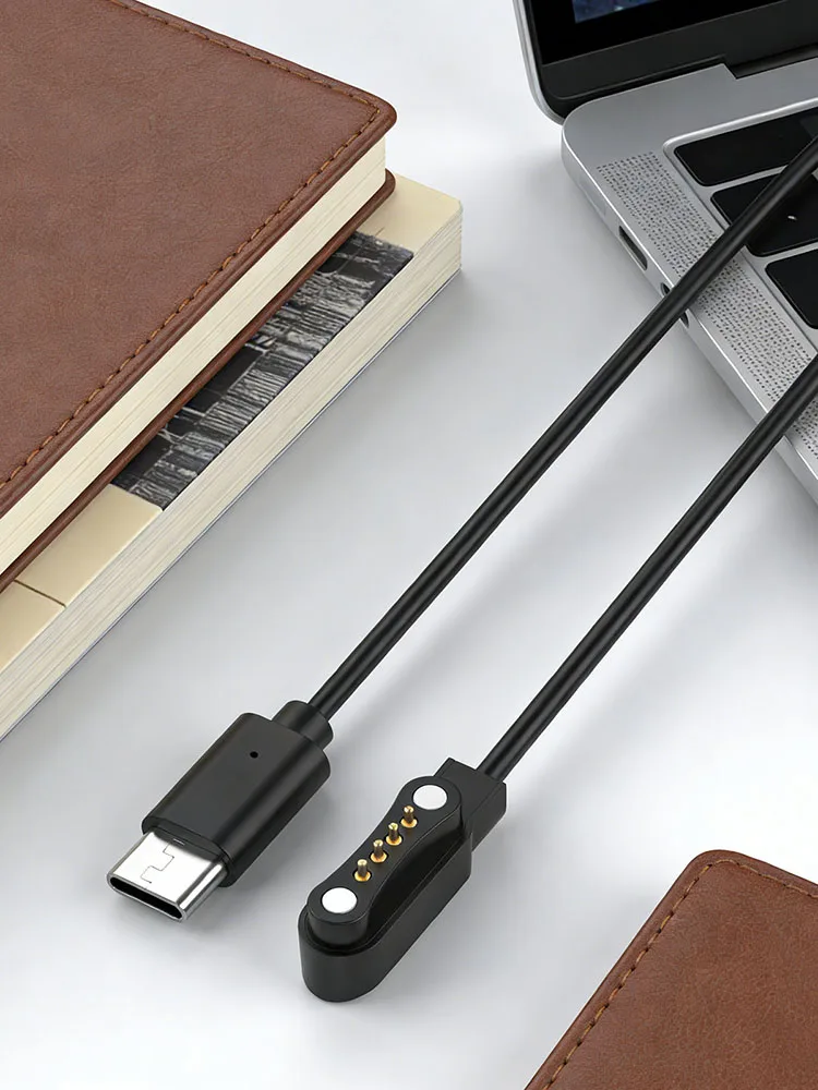 마그네틱 충전기 3.3FT 고속 충전 및 안전 보호 노트/프로 AI 음성 녹음기 액세서리용 USB-C 충전기
